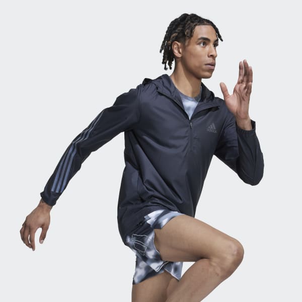 adidas Run Icons 3-Stripes Jacket - Black | Men's Running | adidas US