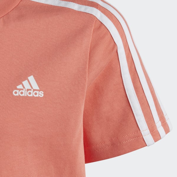 Arancione T-shirt Essentials 3-Stripes Cotton