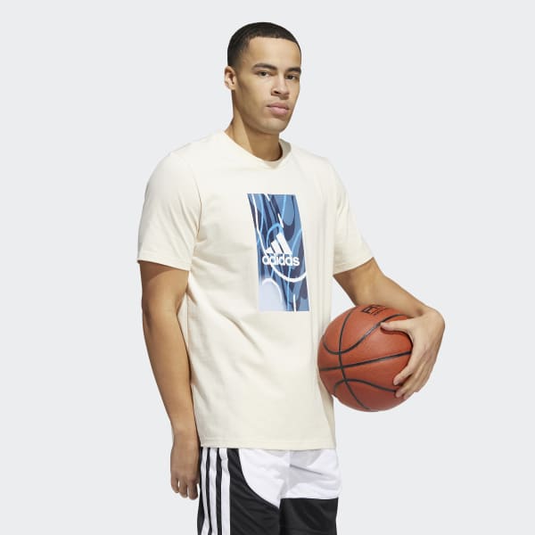 Beige Camiseta Badge of Sport Courts Estampada II920