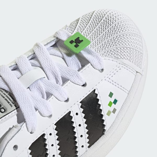 Adidas Superstar II x Minecraft Shoes Kids BUY IN MIDDLE EAST