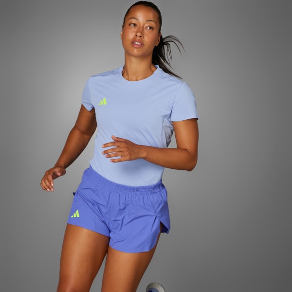 adidas Adizero Essentials Running Split Shorts Blue adidas India