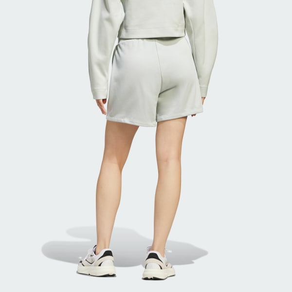 Grey City Escape Material-Mix Shorts