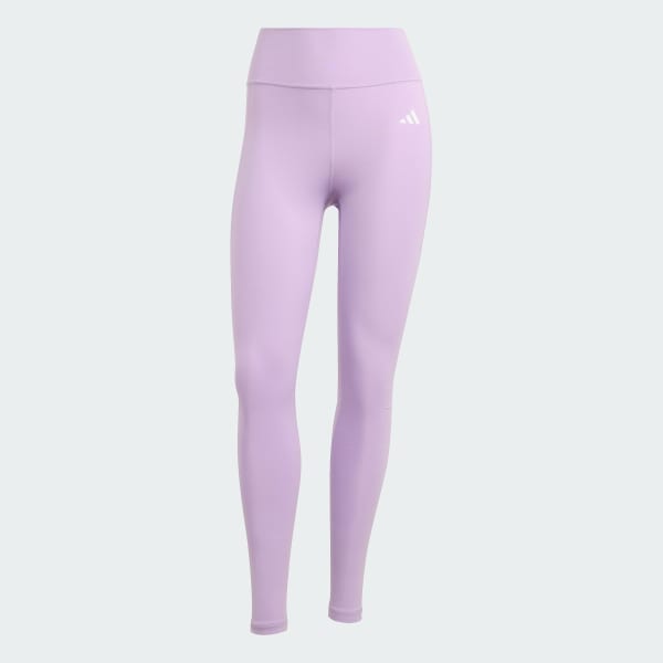 Purple Optimé Essentials Stash Pocket Full-Length Leggings