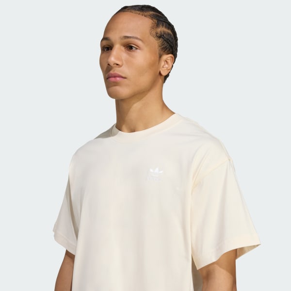 ★adidas★ Trefoil Essential Oversized Tee White JD0373 adidas Trefoil Essentials Oversized Tee - White | Free