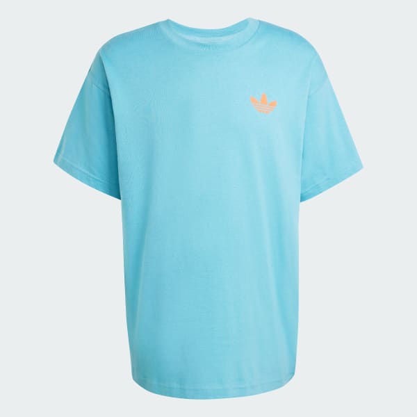 สีน้ำเงิน เสื้อยืดทรงโอเวอร์ไซส์ Sport Club GFX