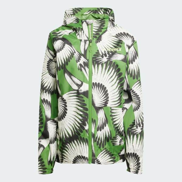 White Terrex FARM Rio Multi 2-Layer Rain Jacket