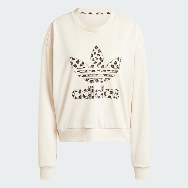 adidas Leopard Sweatshirt White Free Shipping with adiClub adidas US