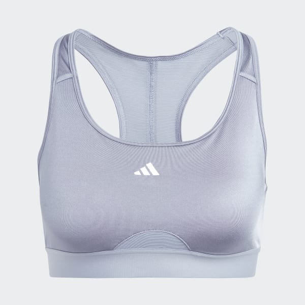 Brassière de training à maintien moyen PowerReact - Violet adidas