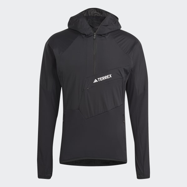 adidas TERREX Techrock Ultralight 1/2-Zip Hooded Fleece Jacket