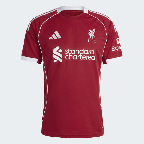adidas Liverpool FC 25/26 Home Jersey - Red | Free Shipping