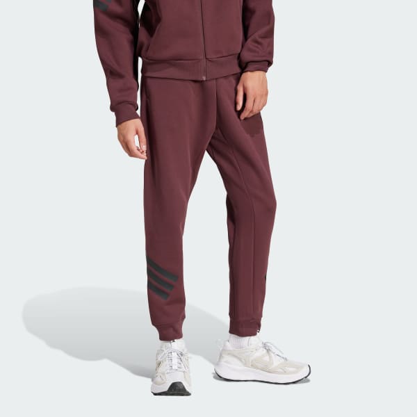 Burgundy Future Icons 3-Stripes Pants