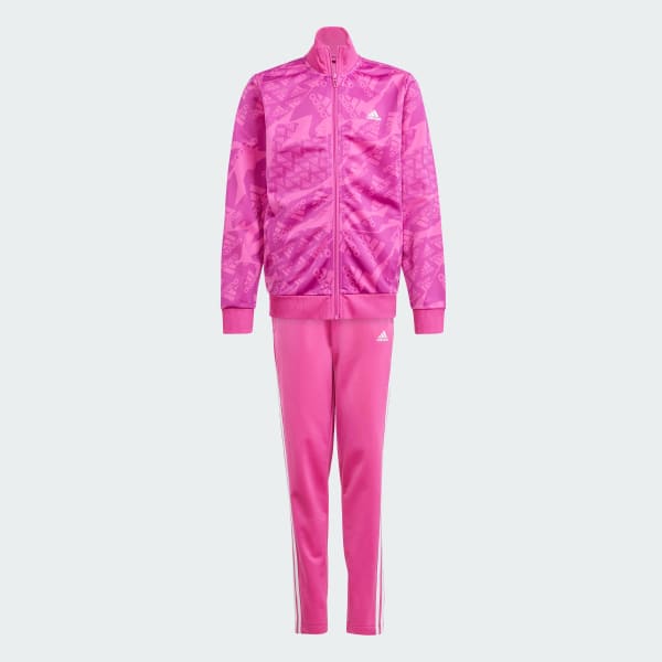 Conjunto Deportivo Essentials Allover Print Rosado adidas adidas Chile