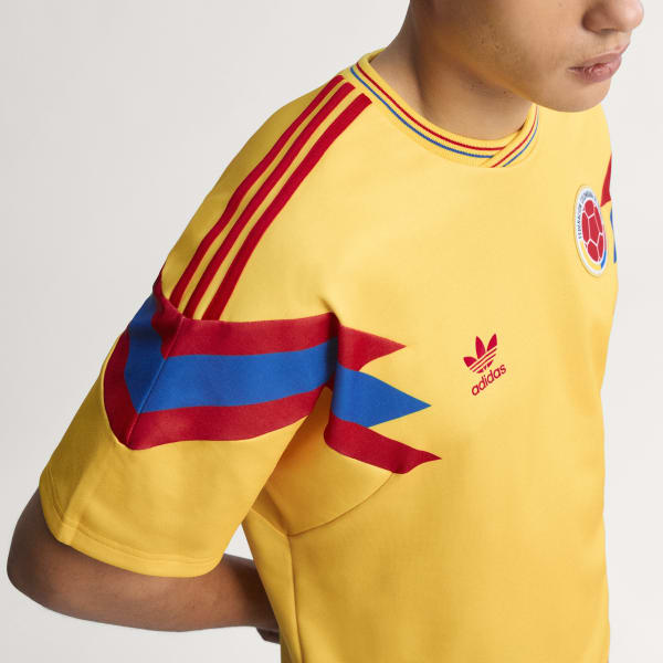 adidas Colombia Away Jersey 1990 - Yellow | Free Shipping with