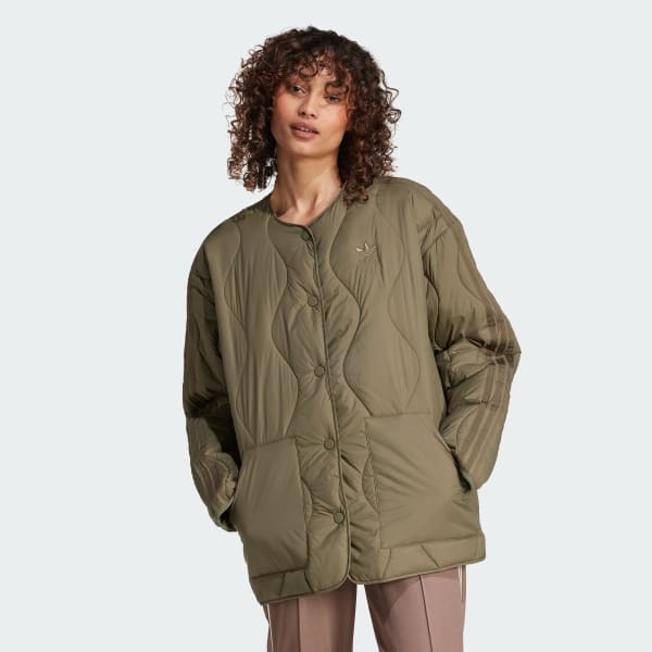 Verde Chaqueta Fashion Quilted Liner