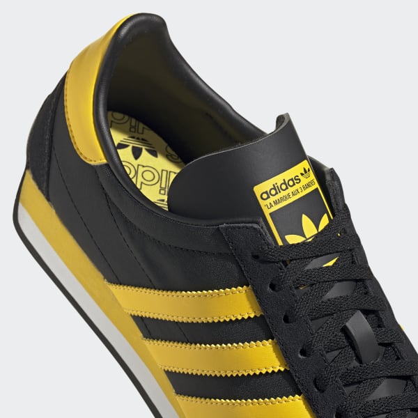 adidas country og black yellow