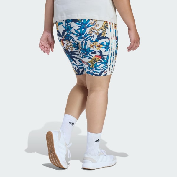 Cinza SHORTS CICLISMO PLUS SIZE adidas x FARM RIO