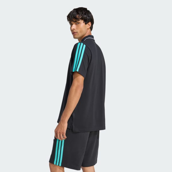 Siyah MERCEDES - AMG PETRONAS FORMULA 1 TEAM DNA POLO Tişört