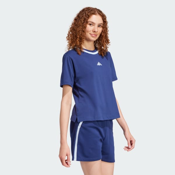 Blue Essentials Color Pop Cotton Tee