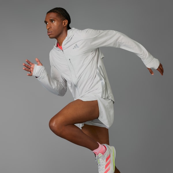 Gris Adizero Ekiden Running Jacket