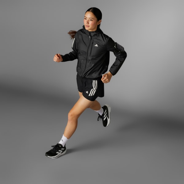 Negro Shorts Own the Run 3 Franjas 2 en 1