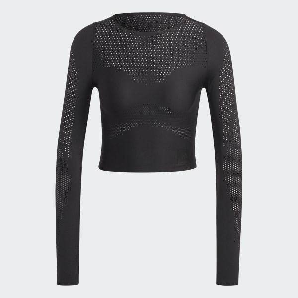 Negro Remera Corta Best of adidas Manga Larga
