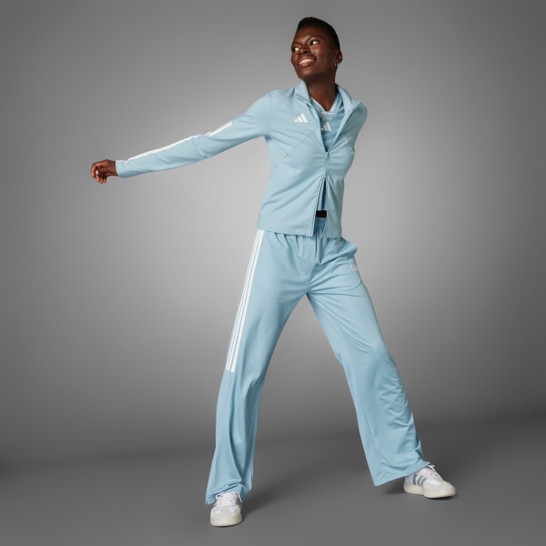 Azul Jaqueta justa Tiro Cut 3-Stripes