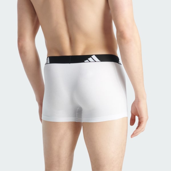 Blanc Boxer coton Active Flex (3 paires)