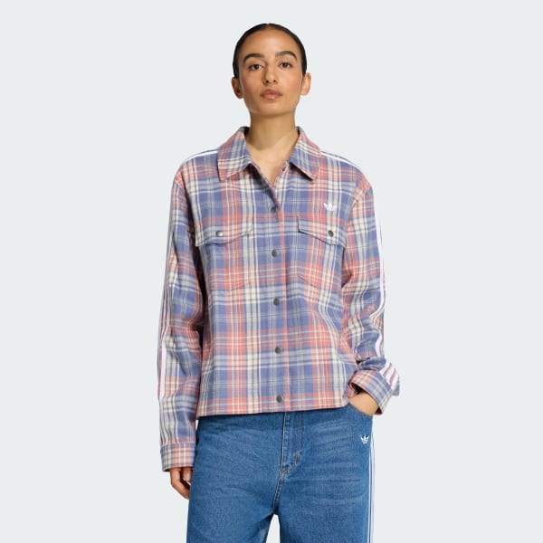 Multicolor CHAMARRA CHECK SHIRT adidas ORIGINALS
