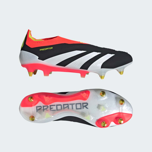Negro Botines Predator Elite Sin Cordones Terreno Blando