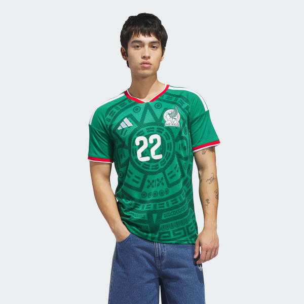 【希少】パラメヒコ　PARA MEXICO 26.5 adidas Mexico 26 Home Lozano Jersey - Green | Free Shipping with