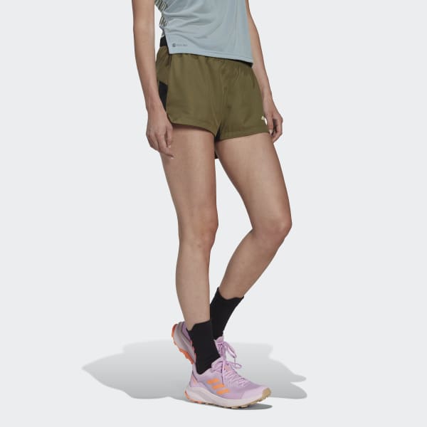 Zielony Terrex Trail Running Shorts JMM08