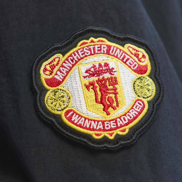 Schwarz Manchester United Stone Roses Jacke