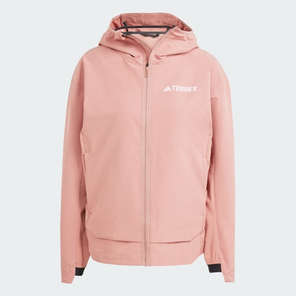 ruzová Bunda Terrex Multi Softshell
