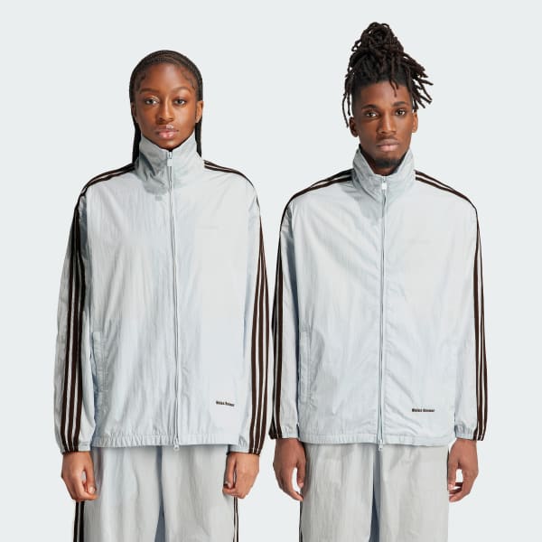 Adidas nylon track top hotsell