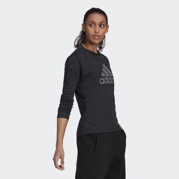 Black Future Icons Winners 3 Long Sleeve Tee QF920