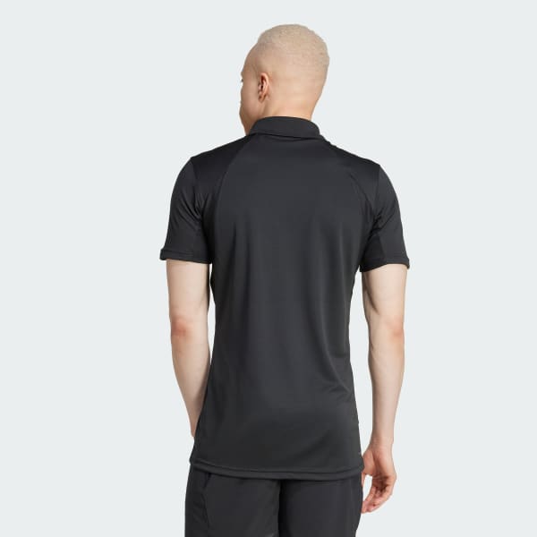 zwart Tennis Climacool FreeLift Poloshirt