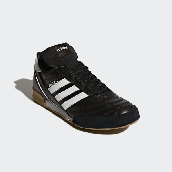 Zapatillas de fútbol Kaiser 5 Goal negras y blancas | adidas