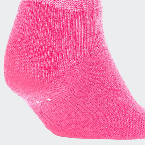 Pink Trefoil Quarter Socks 6 Pairs