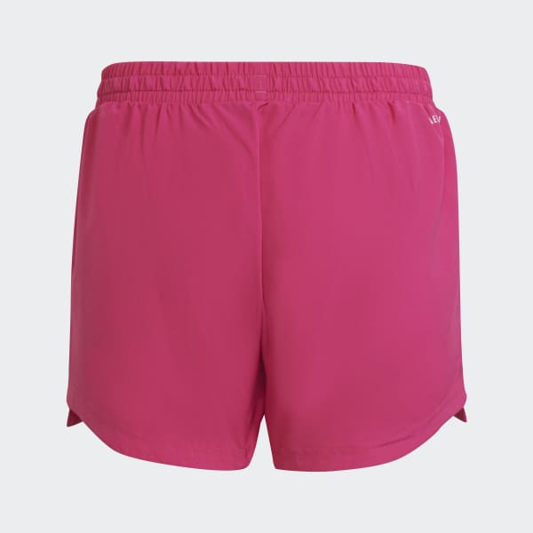 Rosa Shorts adidas Designed To Move 3 Rayas