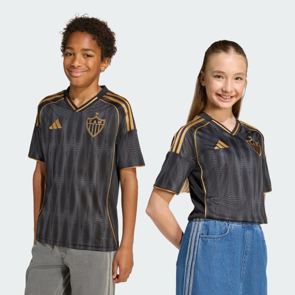 Preto Camisa III Atlético Mineiro 25 Infantil