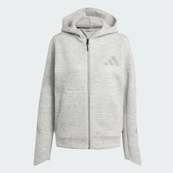 アディダス Z.N.E.プレミアム フルジップ パーカー - グレー