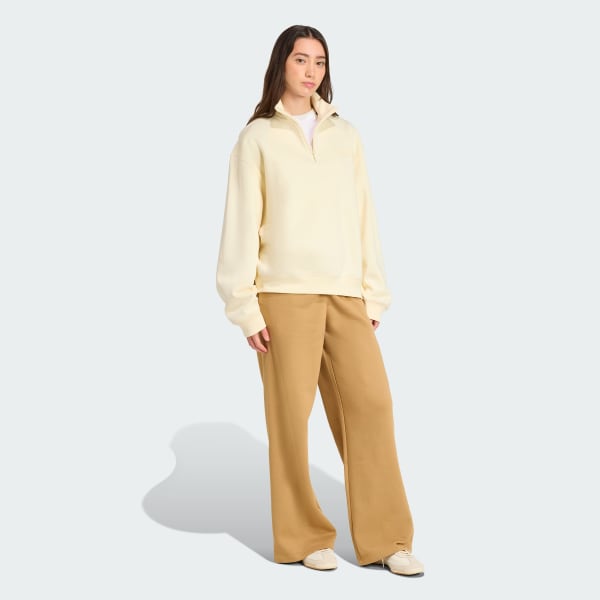 Vit Essentials Linear Quarter-Zip Tröja Oversized