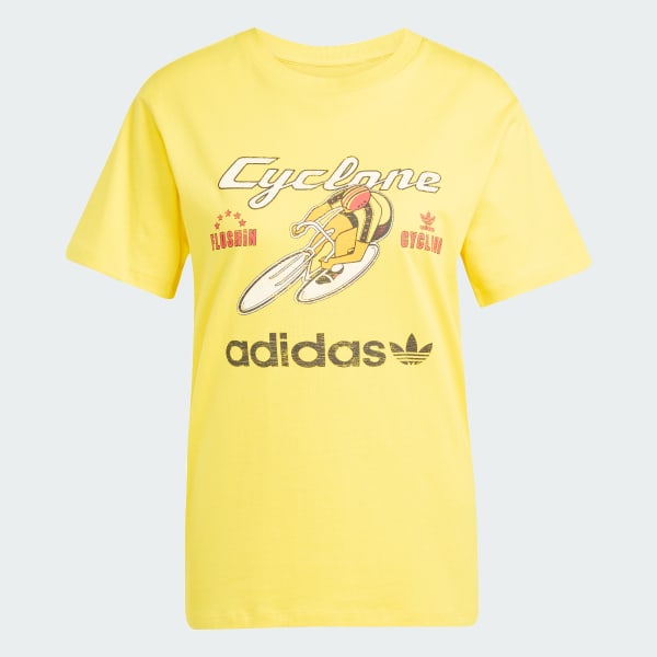 Yellow Retro Cyclone Regular Tee