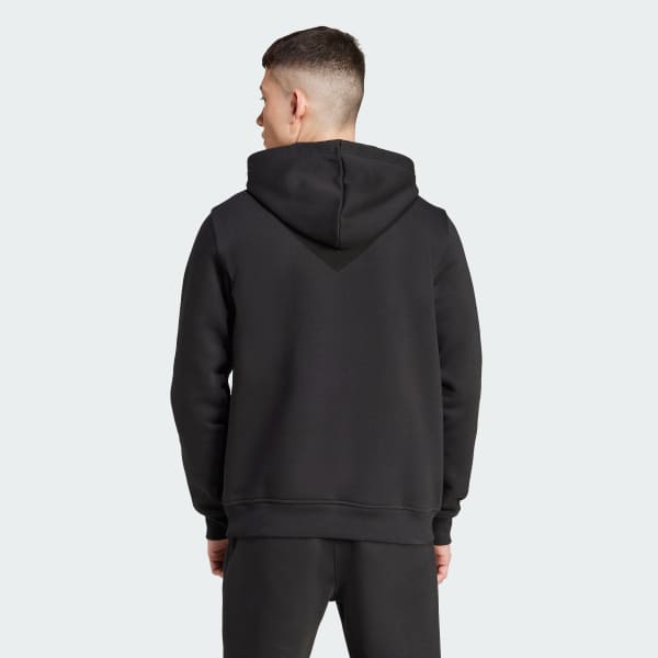 noir Sweat-shirt à capuche Trèfle Essentials