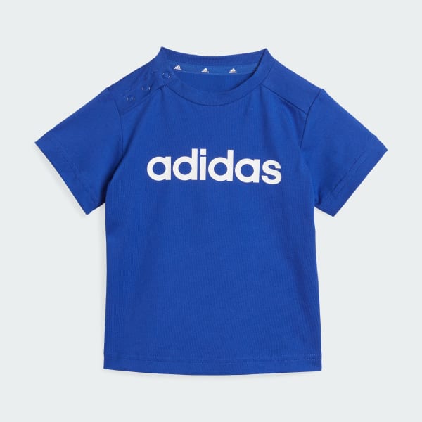 Blue Essentials Lineage Organic Cotton Tee and Shorts Set