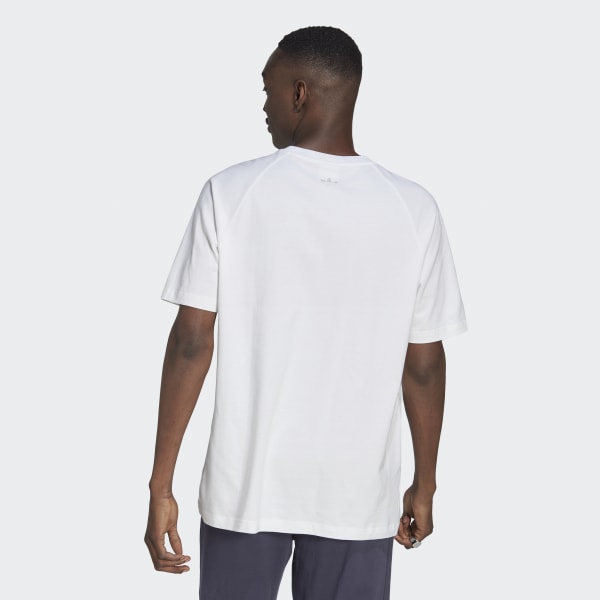 White Embroidered T-Shirt DRI67