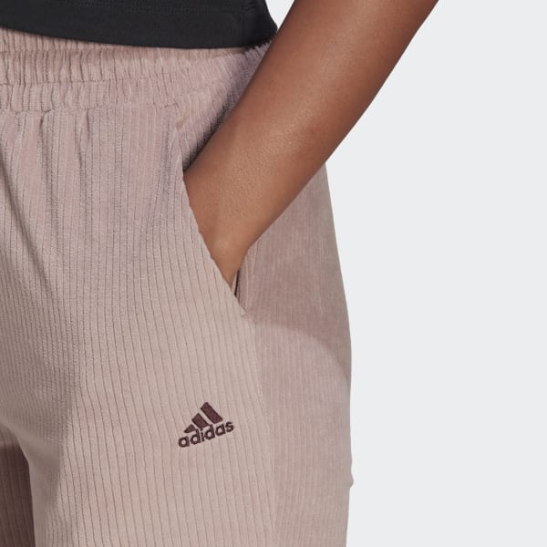 Lilla Hyperglam Rib Velour Flared Leg Joggers DKE22
