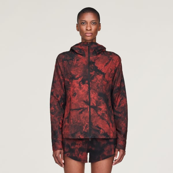 Orange Y-3 AOP Running Jacket