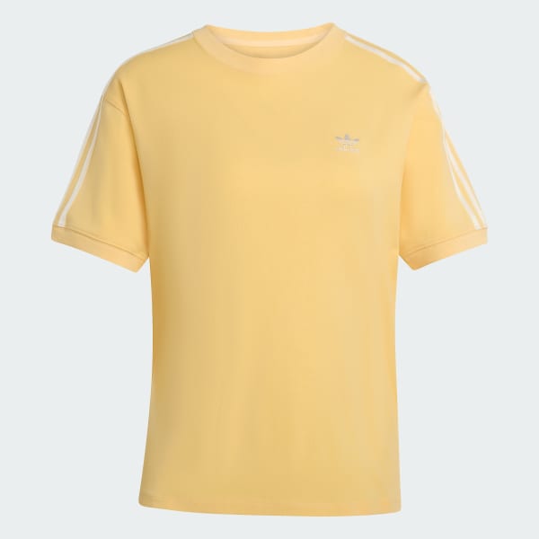 Orange 3-스트라이프 티셔츠