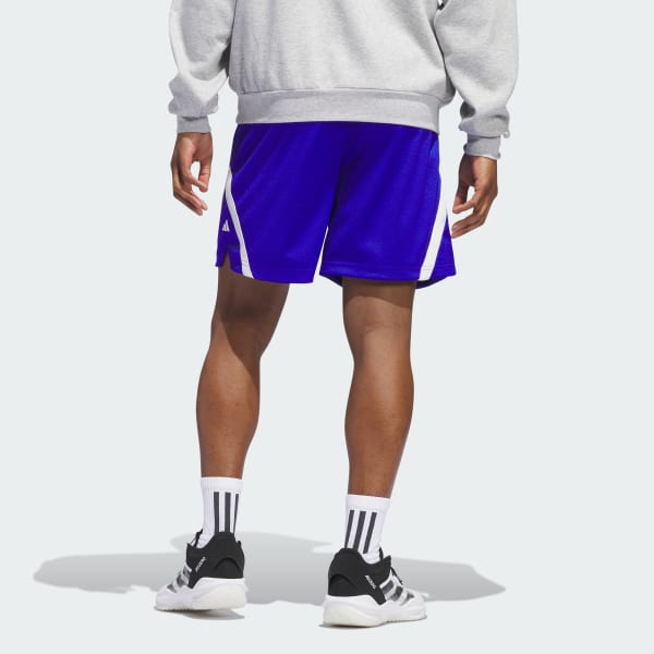 Azul Shorts Malha Elástica adidas Select